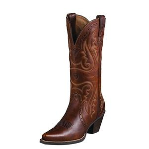 Ariat Women’s Heritage Western X Toe Western Cowboy Boots